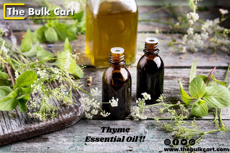 Pure Thyme Essential Oil 🌿 _ The Bulk Cart