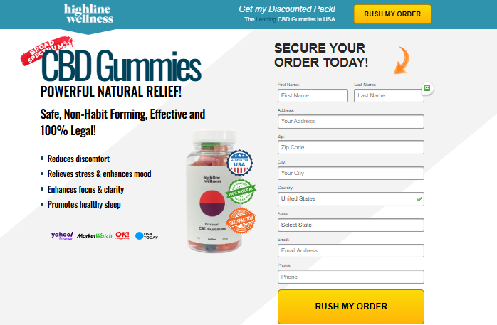 Highline Wellness CBD Gummies