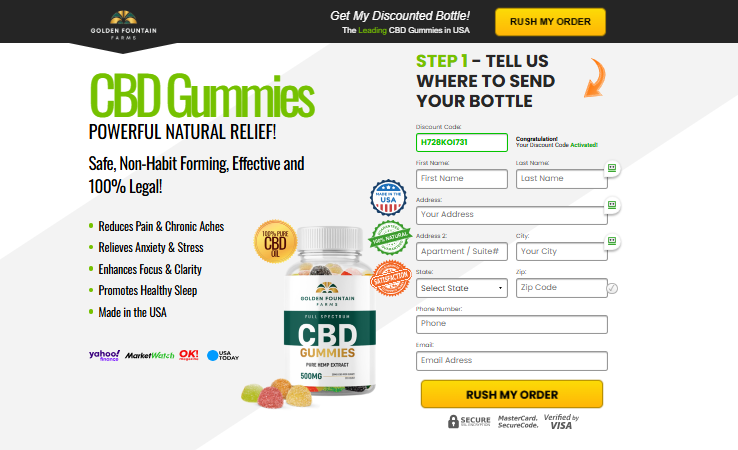 Golden Fountain Farms CBD Gummies