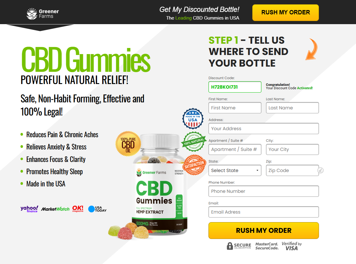 Greener Farms CBD Gummies